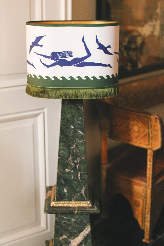 Palais x Hôtel Magique Lampshade Thalassa Blue