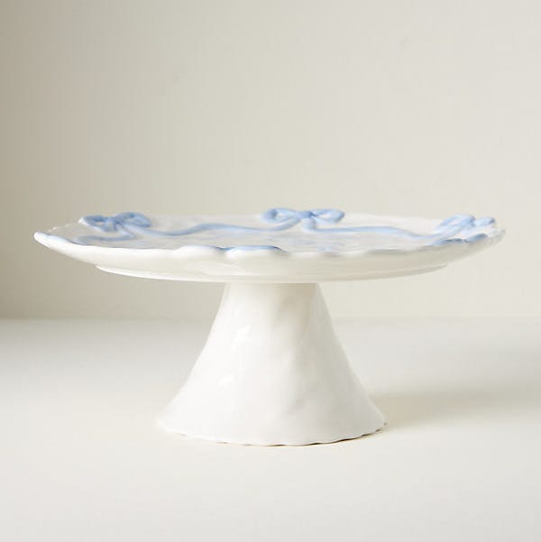 Benedita Bow Ceramic Stoneware Cake Stand
