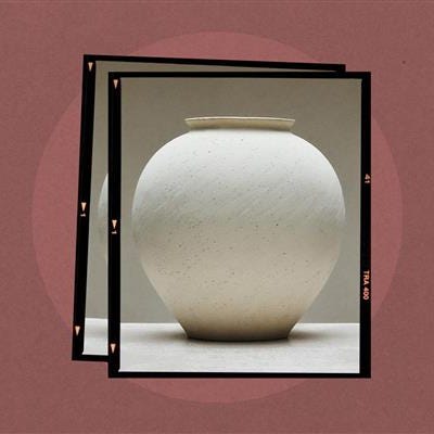 Ceramic vase with a round body and a small neck. Ceramic vase with a round body and a small neck.