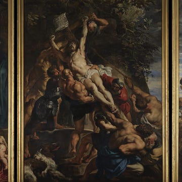 peter paul rubens, raising of the cross, collection cathedral of our lady photographer hugo maertens