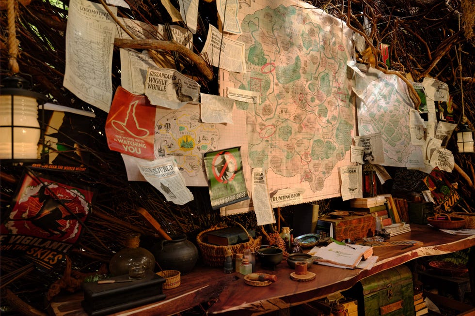 Map and notes in a rustic setting. Map and notes in a rustic setting.