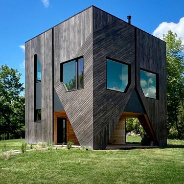 casa moderna de madera