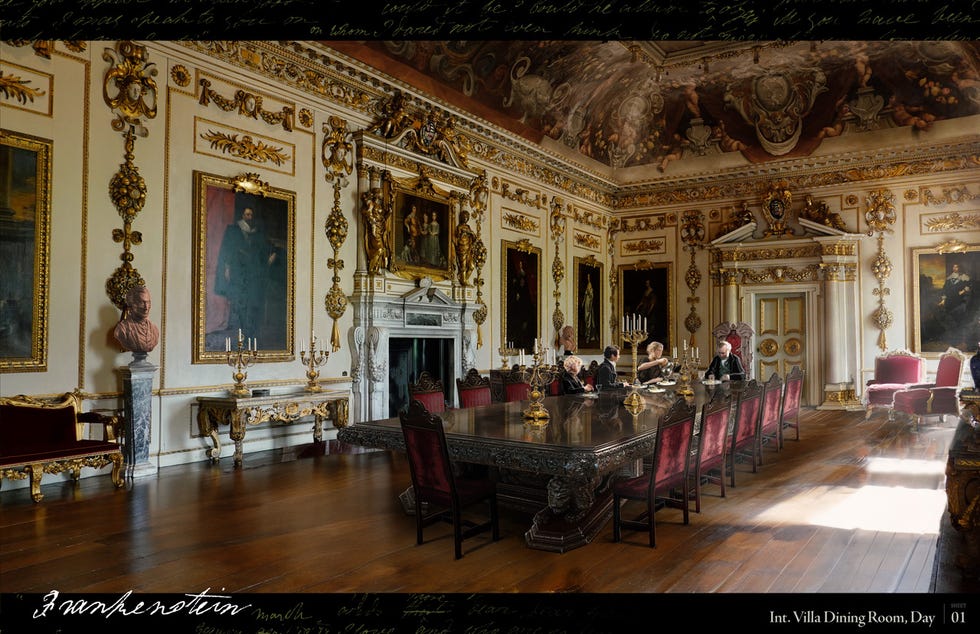 an illustration of wilton house's double cube room during the day. an illustration of wilton house's double cube room during the day.