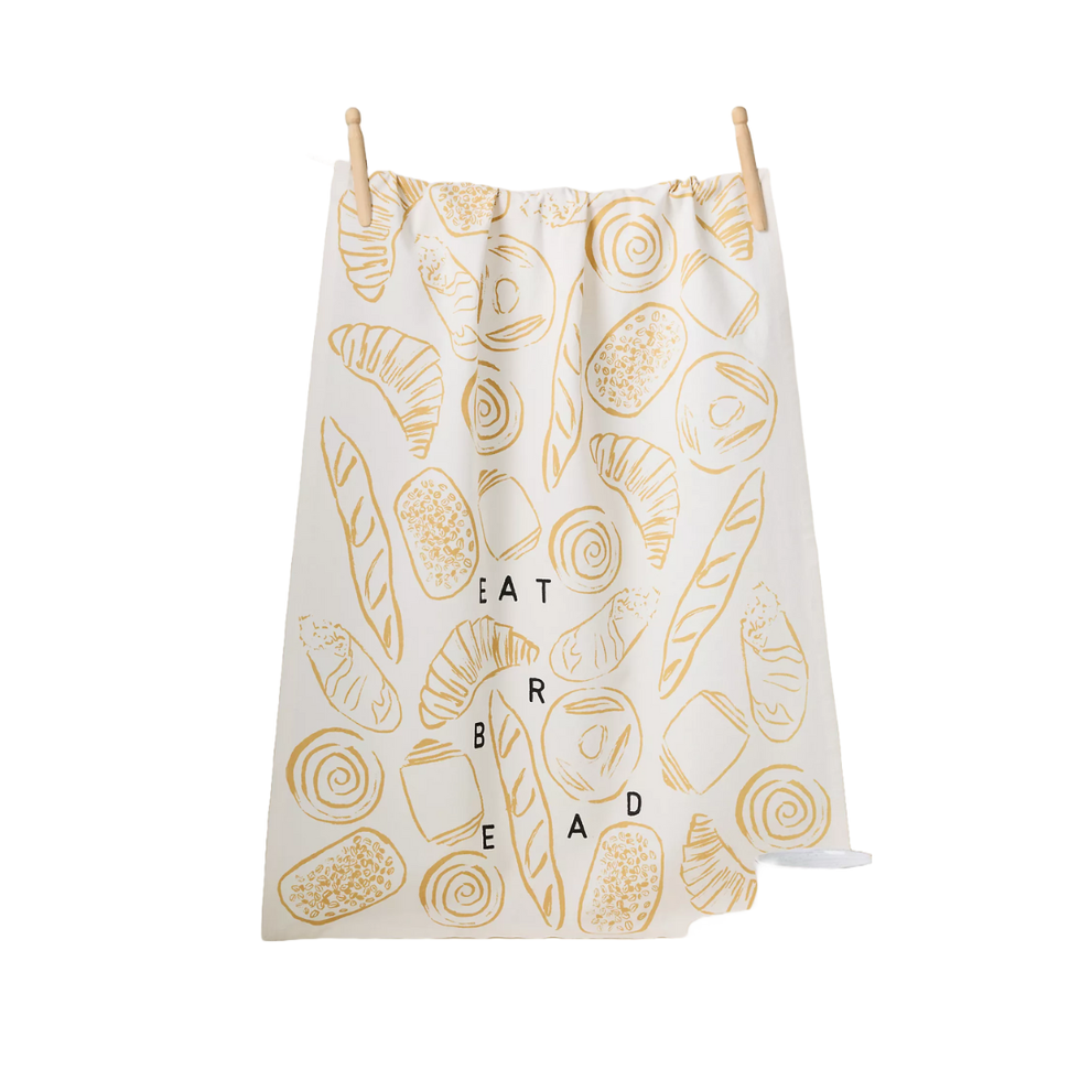 Eat Bread Cotton Dish Towel